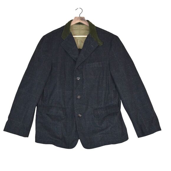 Mark McNairy x New Amsterdam Wool Jacket 42 Made in USA Corduroy Collar Mens - Picture 1 of 10